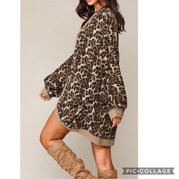 Tans... Browns... Animal Print Open Cardi - Picture 2 of 5